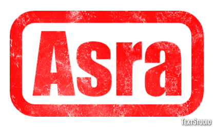 Asra Effetto testo