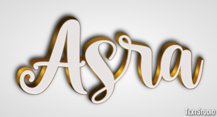 Asra Efecto de Texto