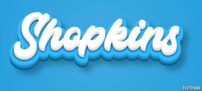 Shopkins Effet de texte