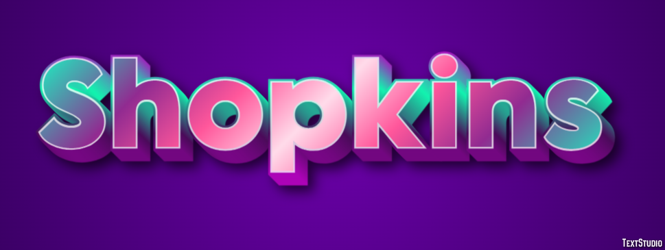 Shopkins Effet de texte