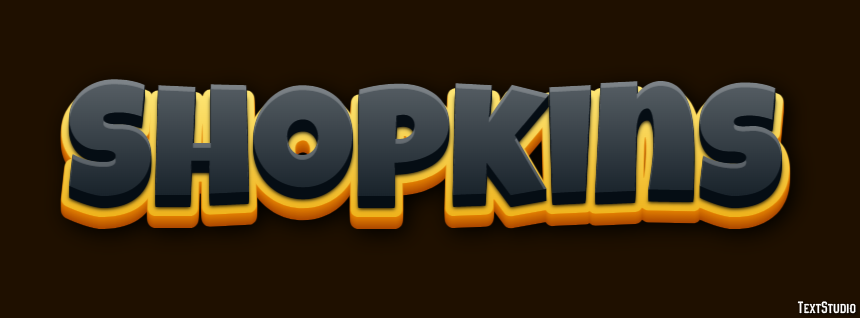 Shopkins Effet de texte