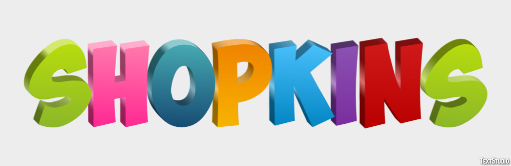 Shopkins Effet de texte