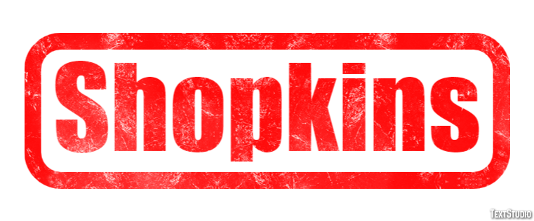 Shopkins Effet de texte