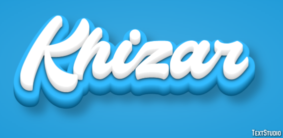 Khizar Texteffekt