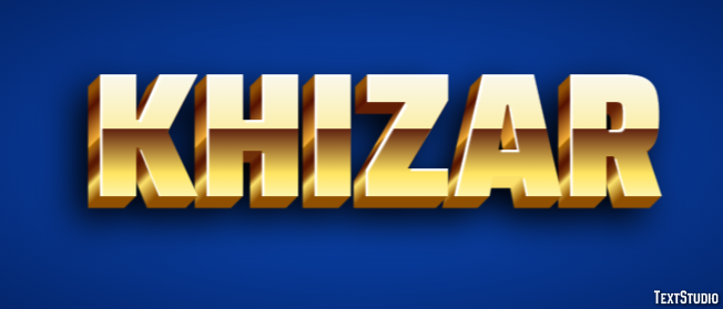 Khizar Texteffekt