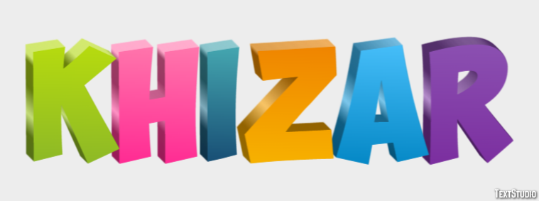 Khizar Texteffekt
