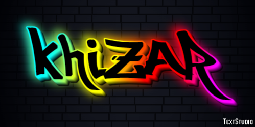 Khizar Texteffekt