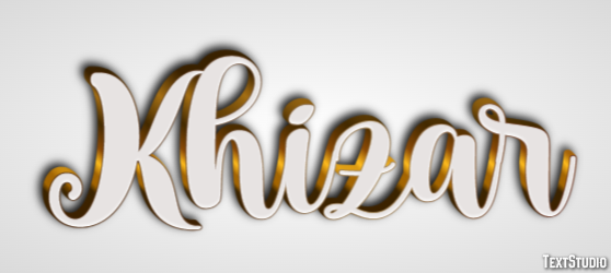 Khizar Texteffekt