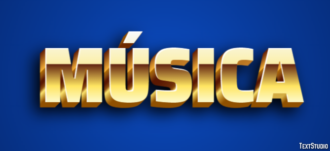 Música Efeito de texto