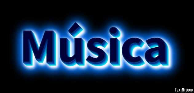 Música Efeito de texto