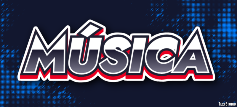 Música Efeito de texto