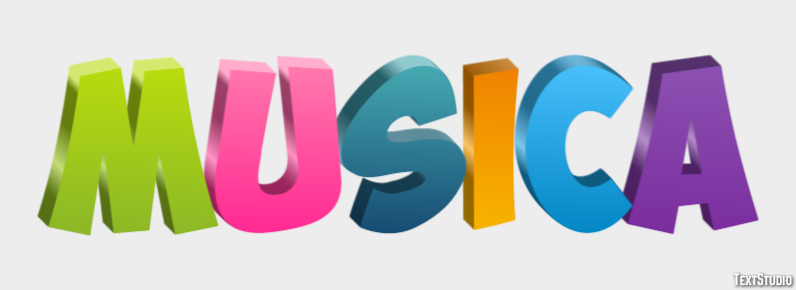 Música Efeito de texto