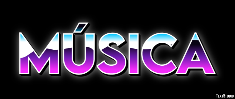 Música Efeito de texto