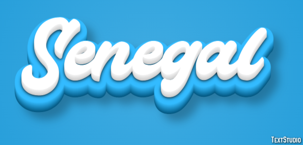 Senegal Effetto testo