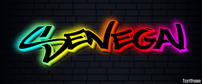 Senegal Effetto testo