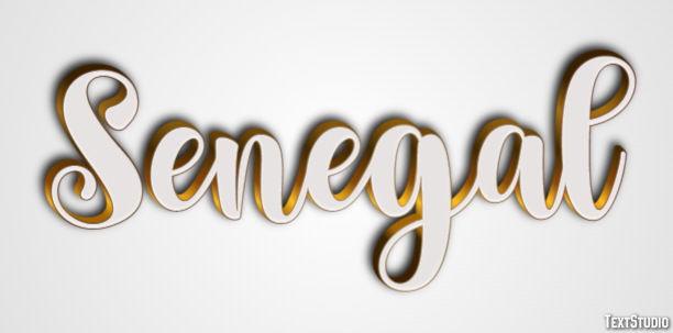 Senegal Effetto testo