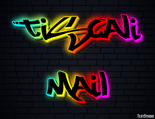 Tiscali Mail Effetto testo