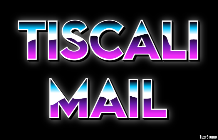 Tiscali Mail Efeito de texto