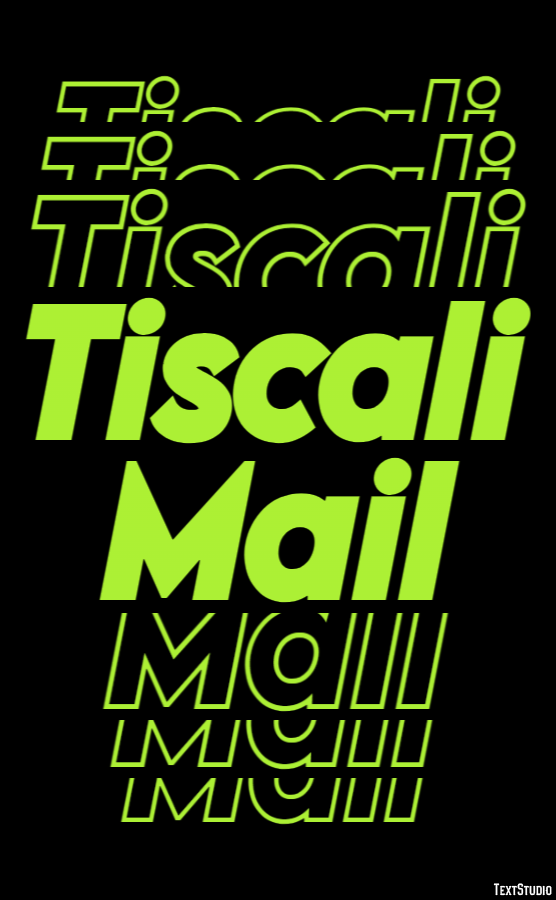 Tiscali Mail Effetto testo