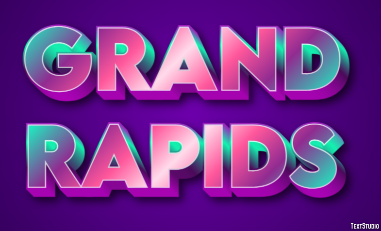 Grand Rapids Efekt tekstowy