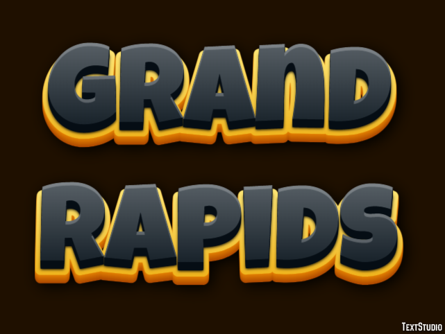 Grand Rapids Efekt tekstowy