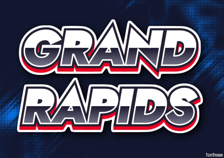Grand Rapids Efekt tekstowy