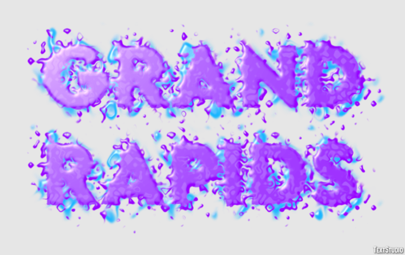 Grand Rapids Texteffekt