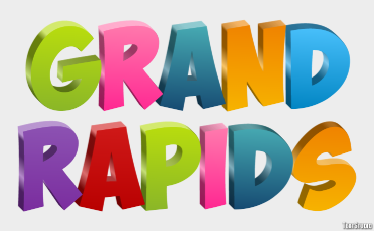 Grand Rapids Efekt tekstowy