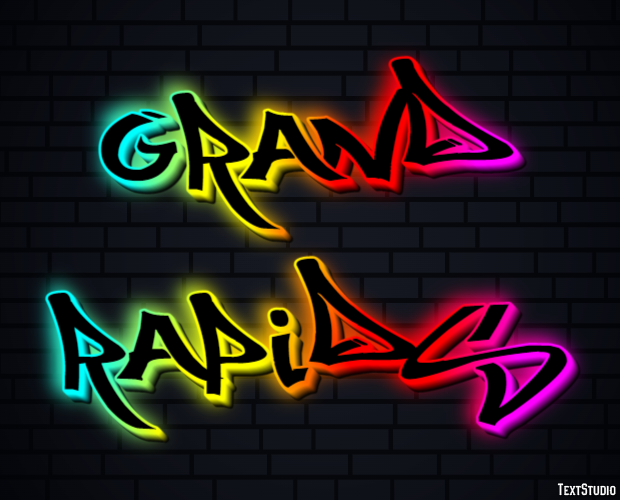 Grand Rapids Texteffekt