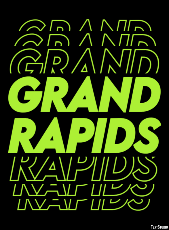 Grand Rapids Efekt tekstowy
