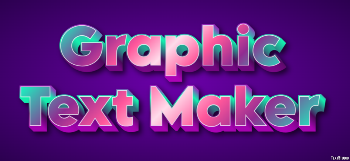 Graphic Text Maker Effetto testo
