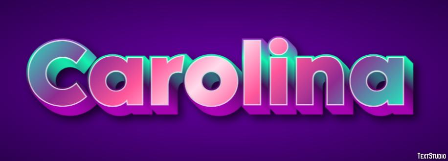 Carolina Text Effect