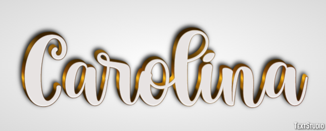 Carolina Text Effect