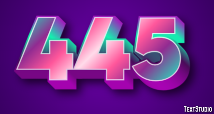445 Effetto testo