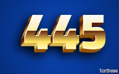 445 Effetto testo