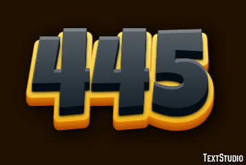 445 Efecto de Texto