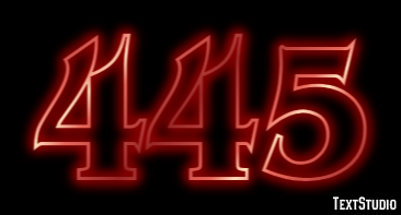 445 Effetto testo