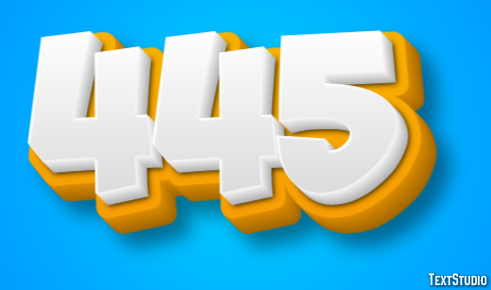 445 Effetto testo