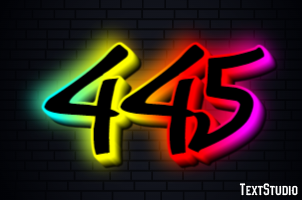 445 Efecto de texto