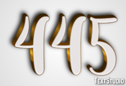 445 Effetto testo