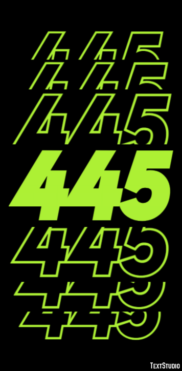 445 Effetto testo