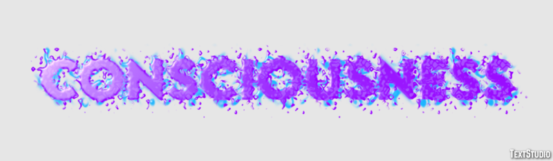Consciousness Text Effect