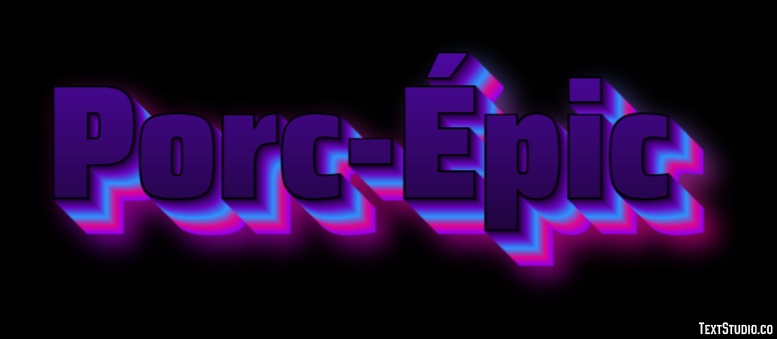 Porc-Épic Effet de Texte