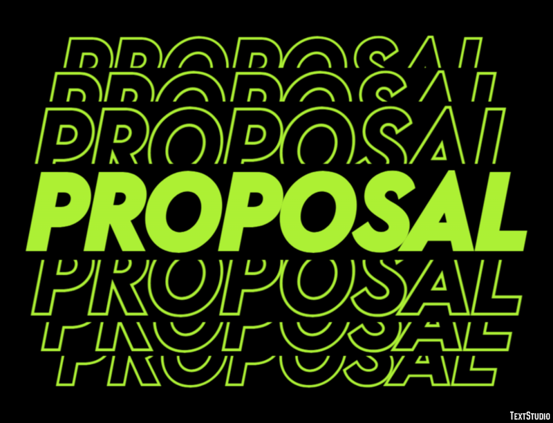 Proposal Text Effect