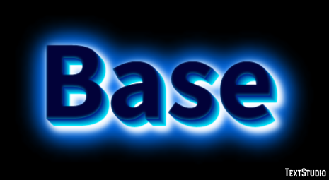 Base Efeito de texto
