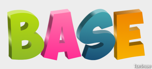 Base Text effect