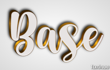 Base Text effect