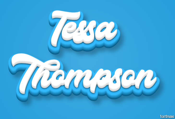 Tessa Thompson Efecto de texto