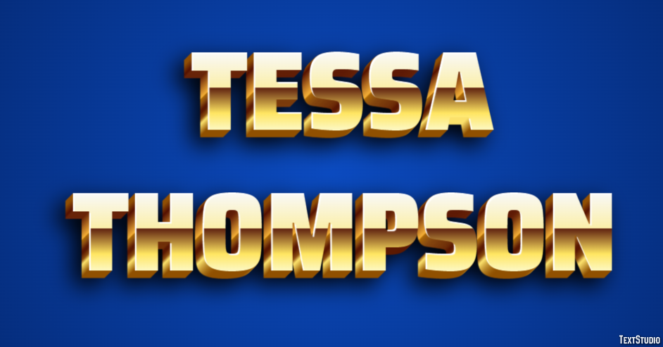 Tessa Thompson Efecto de Texto