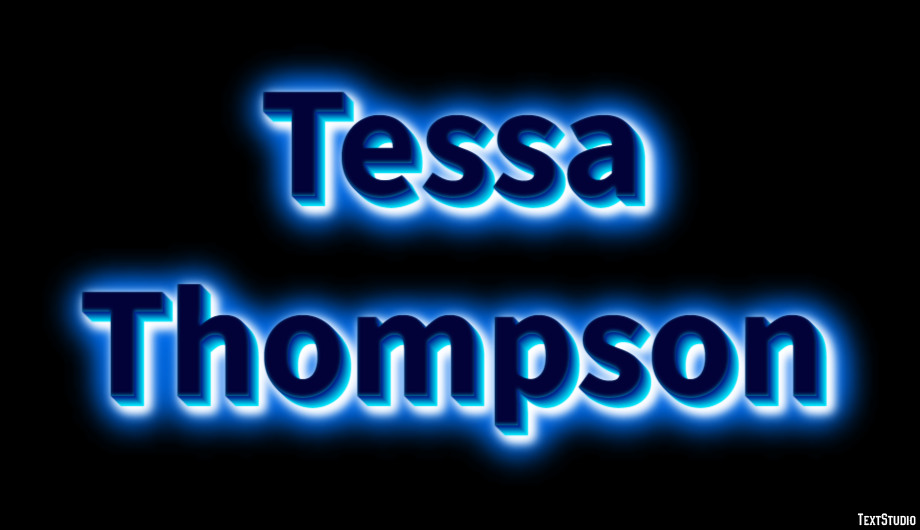 Tessa Thompson Efecto de texto